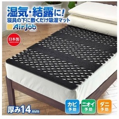 エアジョブ　テイジン　すのこ型吸湿マット 備長炭 ベッド対応タイプ(シングル) の画像