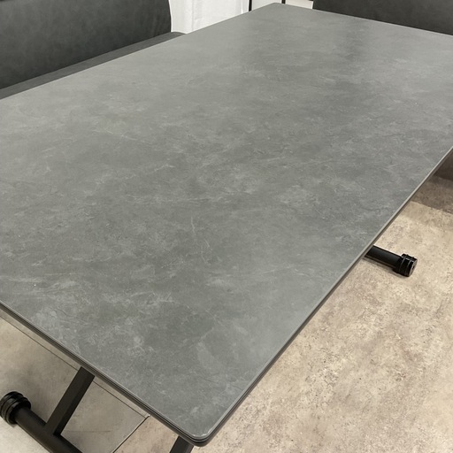 KC-53【新入荷　アウトレット品】松田家具　リビングダイニング3点セット　グレー