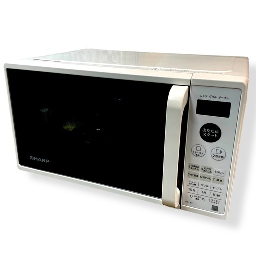 【M-193】SHARP　電子レンジ　RE-CE8-KW　2021年製　中古 SHARP オーブンレンジ RE-CE8-KW 16L 2021年製 F071 - メルカリ