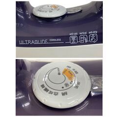 【REGASTOCK川崎店】【動作確認済み】T-FaL ティファール スチームアイロン ULTRAGLIDE cordless FTFの画像
