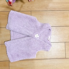 ふわふわ チョッキ 