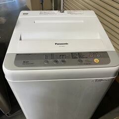【激安】Panasonic　洗濯機NA-F50B10　5.0kg...