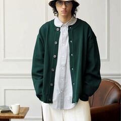 EMMA CLOTHES ドロップショルダールーズニットカーディガンの画像