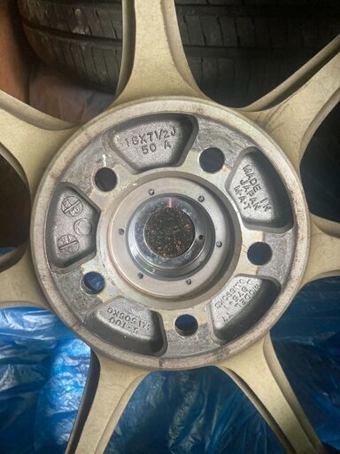 決りました！！　価格交渉可能！！　Model T7  メッキ　225/40ZR18　４本セット！！タイヤおまけ！！