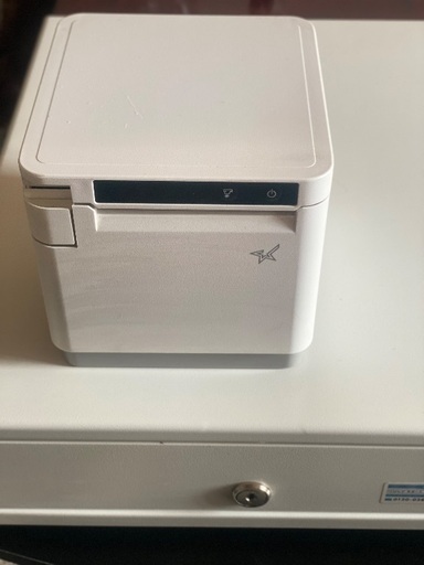 レシートプリンターとキャッシュドロワー（Bluetoothではありません）