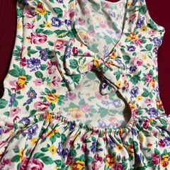 【再々値下げ！】水着　花柄　女の子95〜110の画像