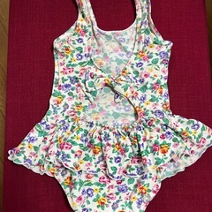 【再々値下げ！】水着　花柄　女の子95〜110の画像
