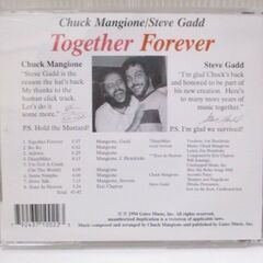 G♪33 CD チャック・マンジョーネ Together Forever 検：Chuck Mangioneの画像