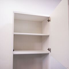 キャビネット 光沢仕上げ 中央ガラス棚 おしゃれ インテリア 収納　幅60 奥行41 高さ202cm (CA39)の画像