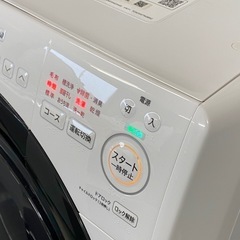 SHARP ドラム式洗濯機 7kg/3.5kg 2023年製 ES-S7H-WR 札幌市東区中沼町の画像