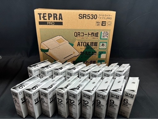 【No.407】テプラ本体(新品)＋テープ