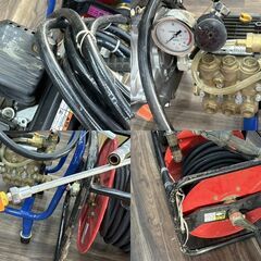 値下げしました！【中古】精和産業 SEIWA JC-1513GO エンジン高圧洗浄機 ガン・ドラム付き 15MPa×13L/分の画像