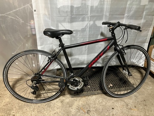 【サイクルJOY製、アルミクロスバイク　3×7段変速 】一部地域送料無料！　販売証明書付！　整備済！