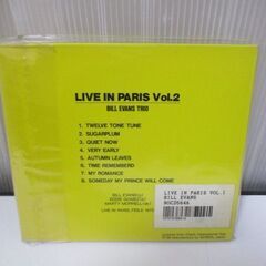 G♪38 CD BILL EVANS TRIO LIVE IN PARIS VOl.2 検：JAZZ ジャズ 音楽 楽器 レア 24bitの画像