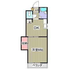 🉐敷金&礼金0ヶ月！ 🉐🏪スーパー・コンビニ徒歩圏内！ 市川大野駅徒歩8分！の画像
