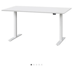 【セット割】IKEA 電動昇降デスク＆チェア ほぼ未使用品 即引き取り可  の画像