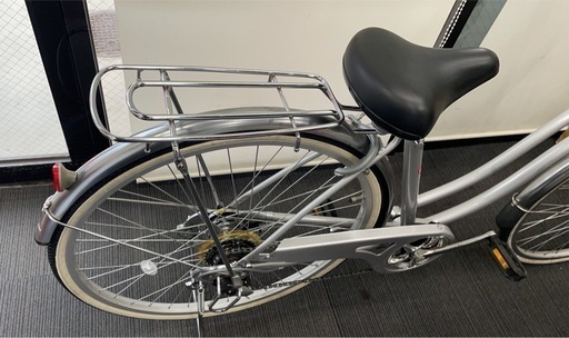 アサヒサイクル 中古自転車　27インチ 6段変速 オートライト シティサイクル ママチャリ 自転車