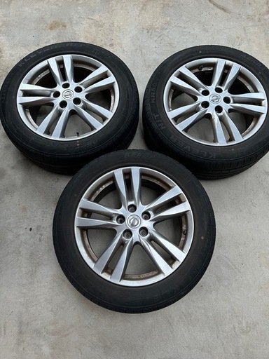 ご成約！日産純正 E52 エルグランド 18インチ 7.5J +55 5穴 PCD114.3 3本　 225/55R18