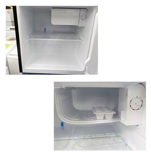 西岡店 1ドア冷蔵庫 46L 2023年製 MAXZEN DJR046ML01MG ブラック 40Lクラス マクスゼン サイコロ型 単