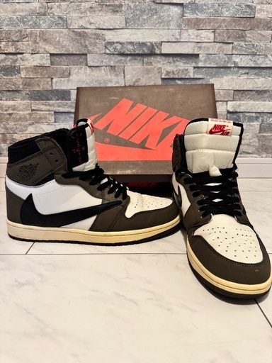 Travis Scott x Jordan 1 High スニーカー 29cm