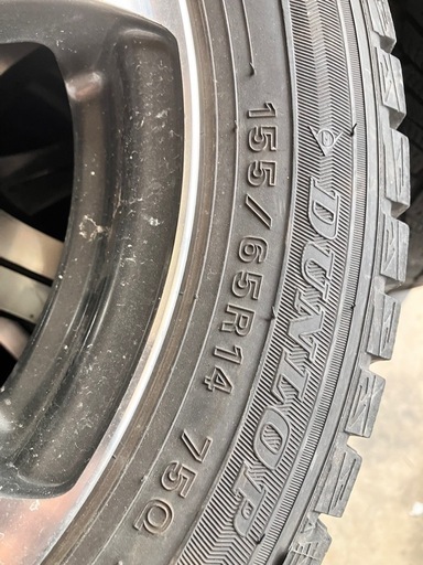 軽用スタッドレス155/65R14