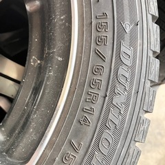 軽用スタッドレス155/65R14の画像