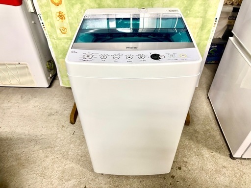 2018年製 Haier全自動電気洗濯機5.5Kg (コジカ電気) 木田の生活 2018年製 Haier全自動電気洗濯機5.5Kg (コジカ電気) 木田の生活