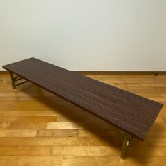 お取引中 長机 W約180cm D約45cm H約33cm ロー...