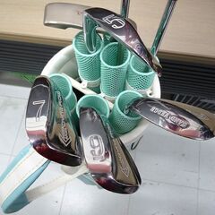 レトロ ゴルフクラブセット レディース スチールシャフト 7本セット DynaFlow Custom PRO-200 POWER ANGEL 中古 右用 苫小牧西店の画像