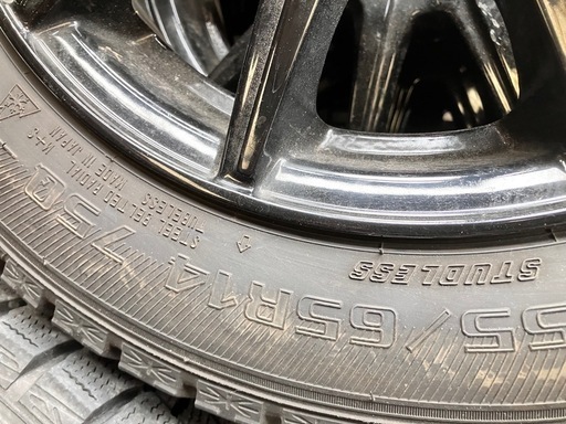 120-1ダンロップスタッドレスタイヤWINTERMAXX165/65R14 14×5J +39 ホイール付4本セット 2018年バリ山イボあり 楽天市場】165／65R14（ブランドダンロップ）（スタッドレスタイヤ