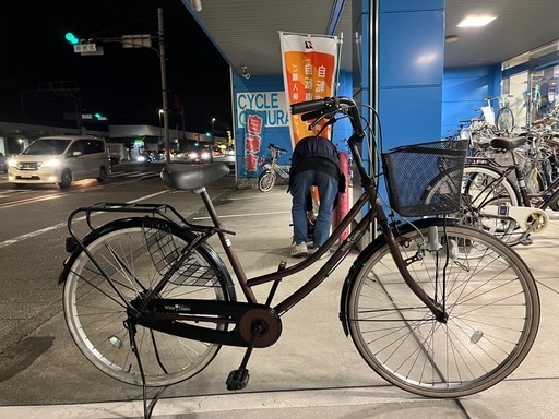 完売御礼】【大人用】整備済 丸石 26型内装3段ギア ワイングラスS型