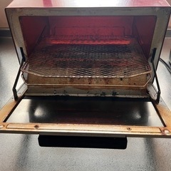 動作確認済みタイガー赤色オーブントースター　タイマー機能ありの画像