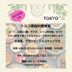トルコ家庭料理教室
