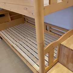 2段ベッド、セミシングル、子供用　二段ベッド　二階建てベッドの画像