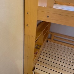 2段ベッド、セミシングル、子供用　二段ベッド　二階建てベッドの画像