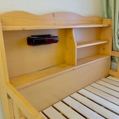 2段ベッド、セミシングル、子供用　二段ベッド　二階建てベッドの画像