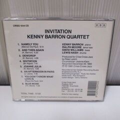 G♪57 CD ケニー・バロン KENNY BARRON QUARTET INVITATION 検：Criss1044の画像