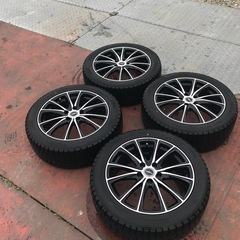 冬タイヤ　225/50r18 山残り7ミリぐらい（4822-2本...