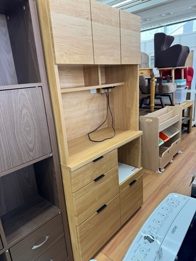 2021年製　ニトリ ETONA 食器棚 キッチンボード エトナ90