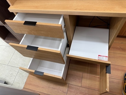 2021年製 ニトリ ETONA 食器棚 キッチンボード ショップ エトナ90