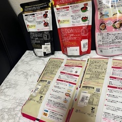 期限もう少しのもあるため激安💦スープ、ナベ、ヤンニョムチキンなどの素5点④の画像