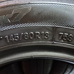 TOYO SD-K7 145/80R13 13インチ 夏タイヤ 4本 20年製 モコ N-BOX キャロル フレアワゴン ルクラ MRワゴン アルト等　(KTH223)の画像