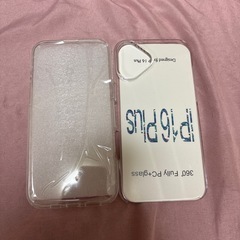 iPhone16プラス用透明ケース