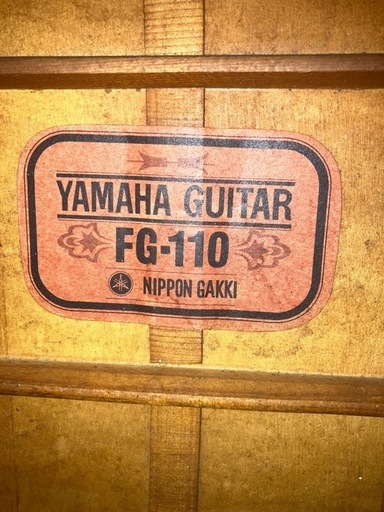 【今週末、値下げ予定】YAMAHA FG110