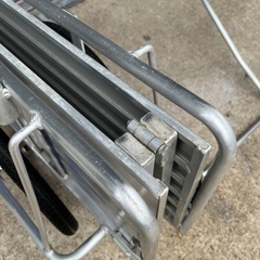 アルミ製 軽量 小型 リヤカー 折りたたみ式 運搬車 二輪車 荷車 カート台車 収納コンパクトの画像