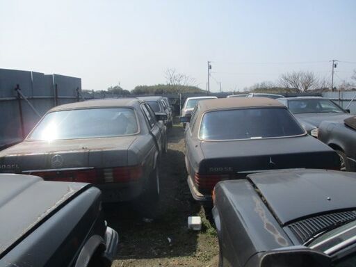 ベンツ126専門工場-126リサイクル国内一番を目指してボルト一本より販売