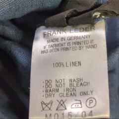 名作 フランクリーダー FRANK LEDER リネンシャツ Sの画像
