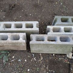 コンクリートブロック 10個程度の画像