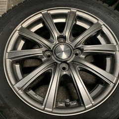 程度良好155/80R14アルミ付きスタッドレスの画像