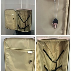 小型軽量キャリーバッグ RIMINI 南京錠鍵付きの画像
